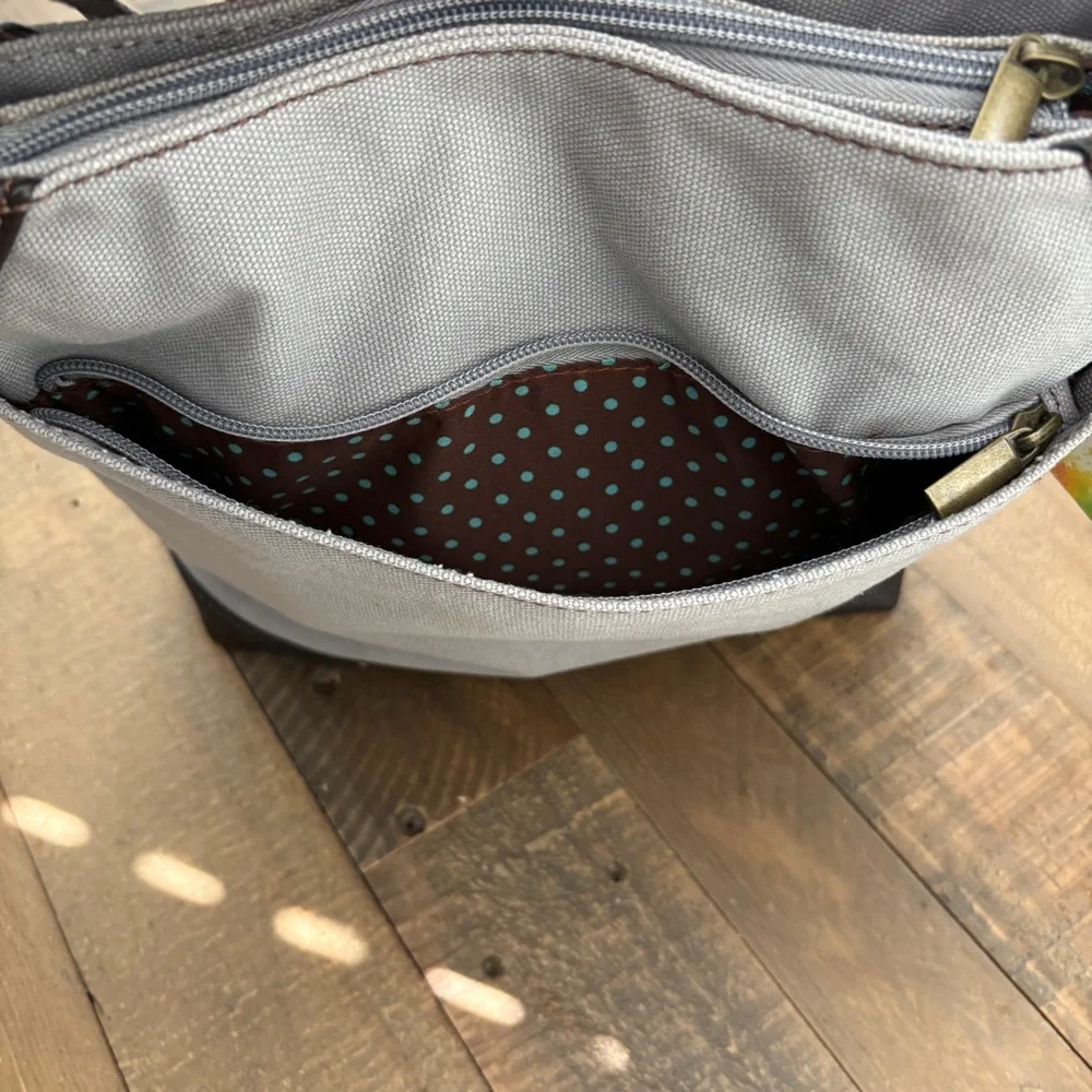 Chala Horse Design Crossbody Bag Derby Gray purse - Picture 10 of 16